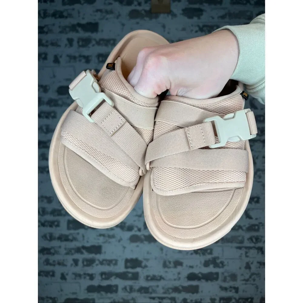 Teva | women pink slip on sandals